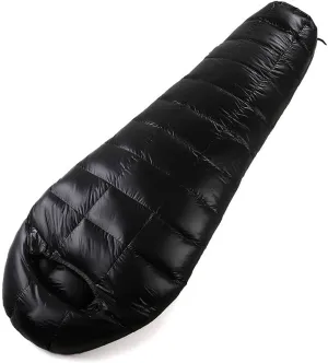 Outdoor Sleeping Bag: -30℃/-22F Hydrophobic Goose Down, Camping Sleeping Bag with Stuff Sack - Ultra Lightweight Design