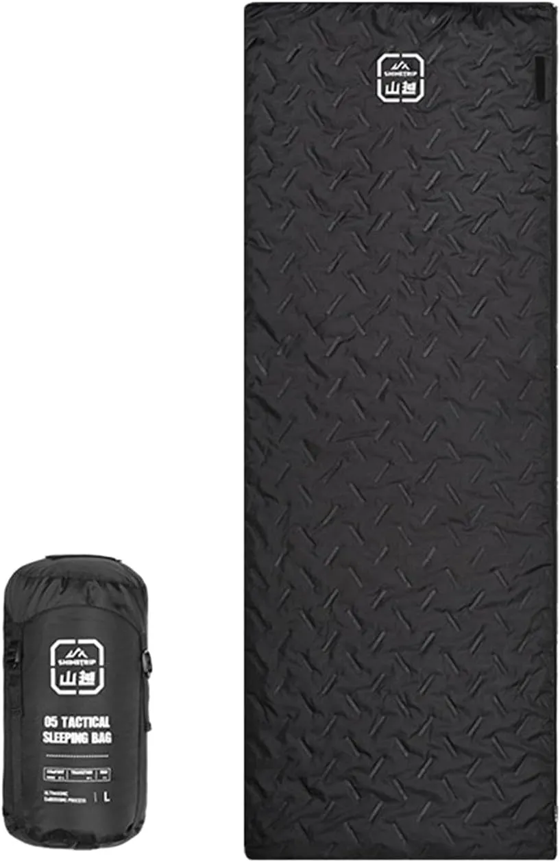 Outdoor Sleeping Bag Camping Sleep Bag Portable Breathable with Carry Bag Backpacking Quilt for Indoor Outdoor Mountaineering