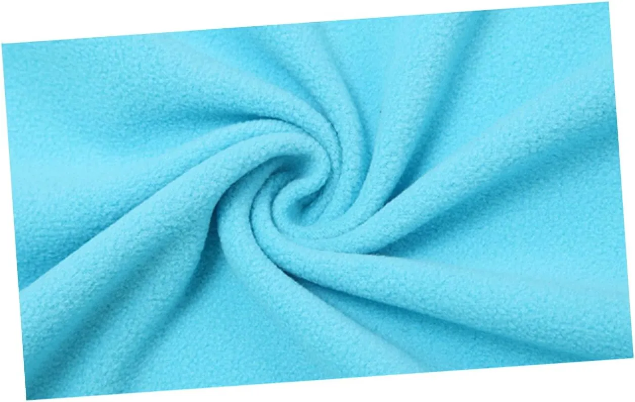 Outdoor Sleeping Bags for Adults Fleece Winter Camping Cool Weather Blue