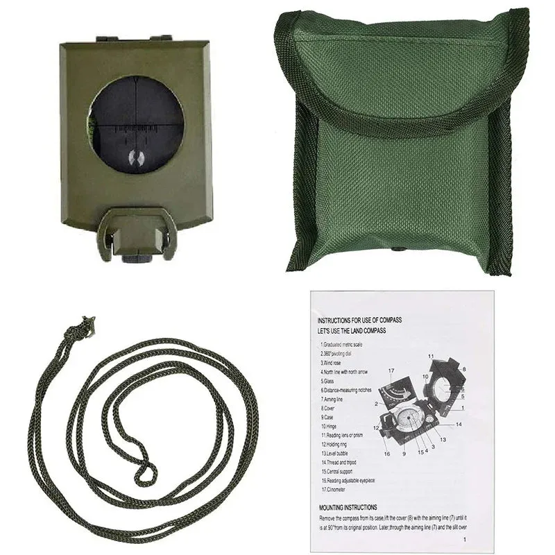 Outdoor Survival Military Compass
