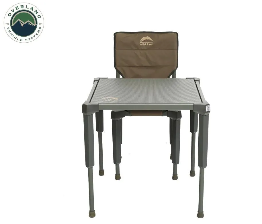 Overland Vehicle Systems Small Collapsible Camping Table with Storage Bag