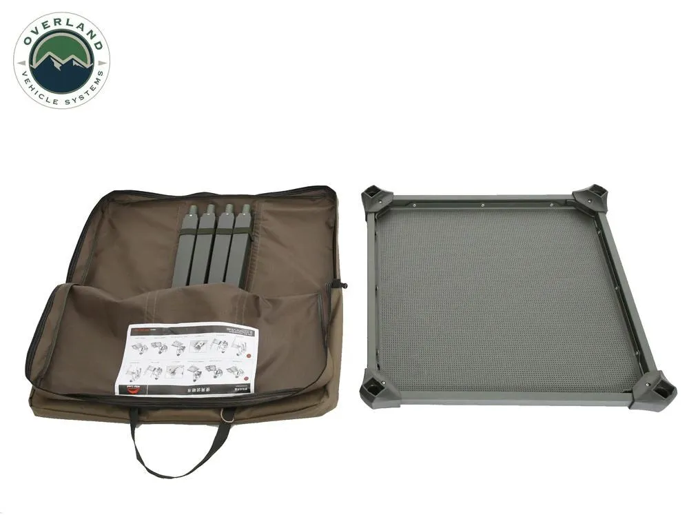Overland Vehicle Systems Small Collapsible Camping Table with Storage Bag