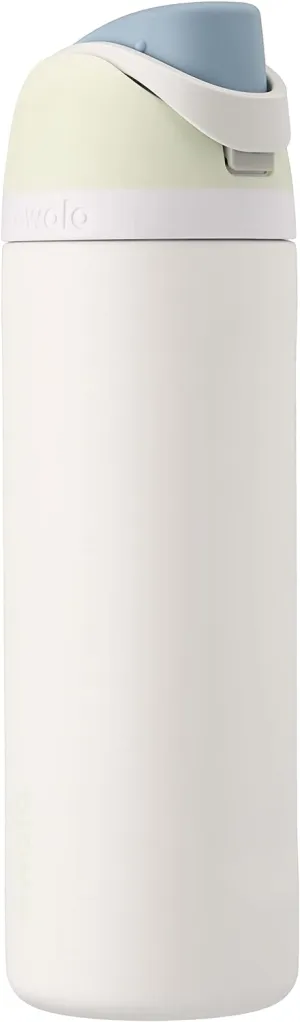 Owala FreeSip Insulated Stainless Steel Water Bottle with Straw for Sports, Travel, and School BPA-Free Sports Water Bottle, 24 oz, Iced Breeze