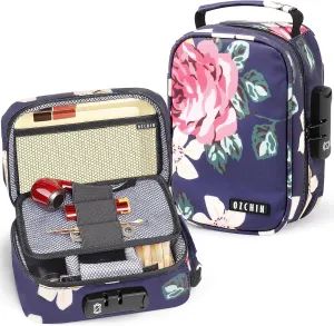 OZCHIN Smell Proof Bag with Combination Lock Tobacco Pipe Pouch Bag File Organizer Case Container Medicine Lock Box Odorless Storage Bag Great Gift for Friend
