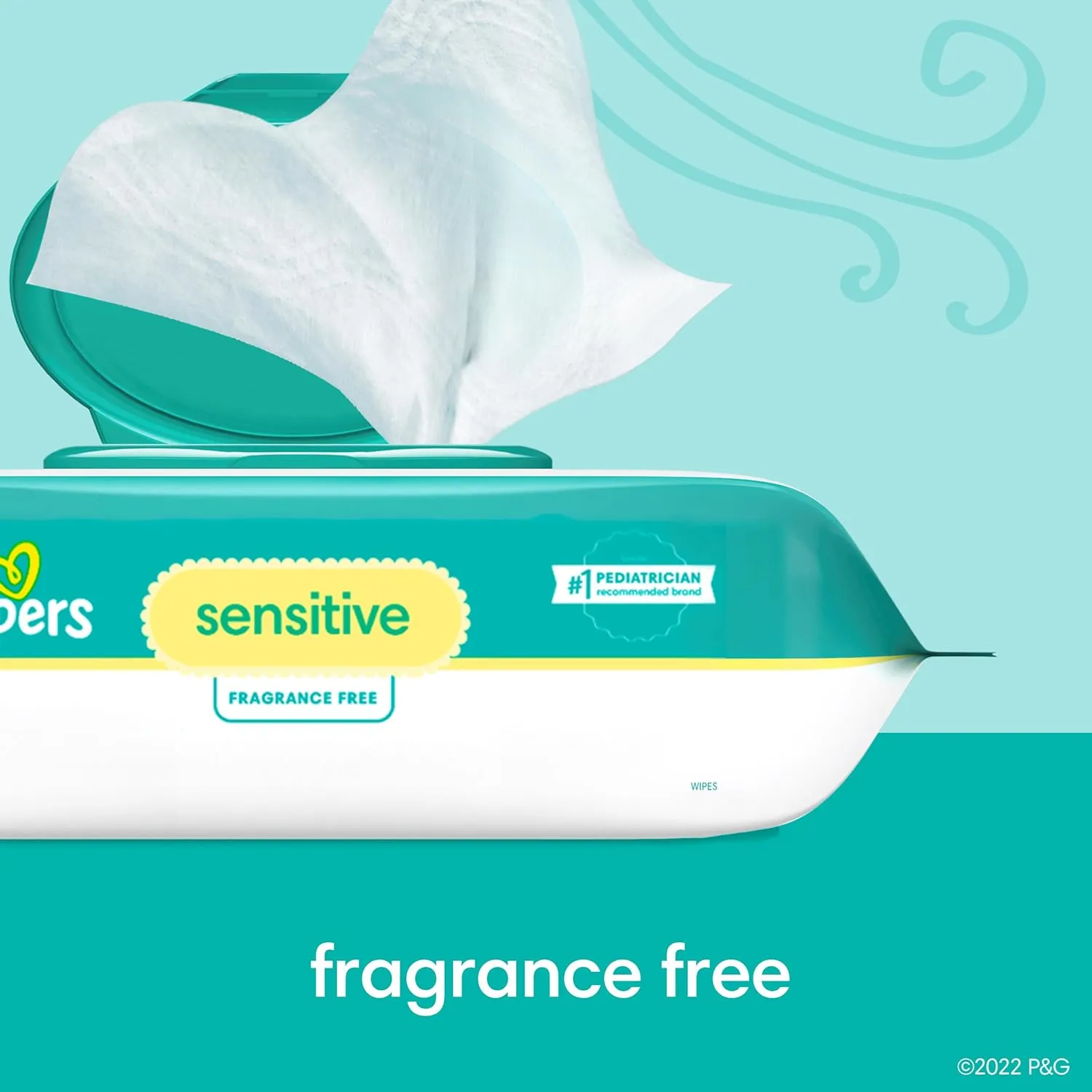 Pampers Pull On Cruisers 360° Fit Disposable Baby Diapers Size 6, 104 Count with Sensitive Water Based Baby Wipes 4X Pop-Top Packs (336 Count)