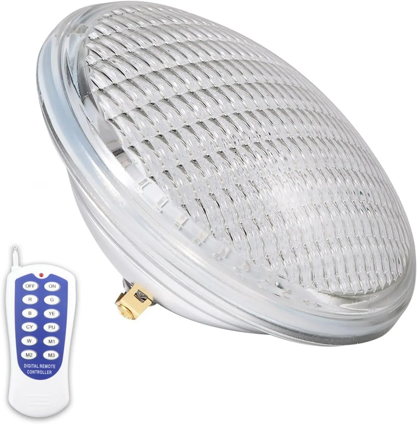Par56 Pool Bulb LED Swimming Pool Light Underwater Light Bulb Embedded Type Submersible Light 12V for Par56 Light Source(White Light,36W)