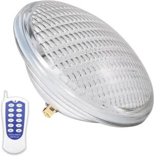Par56 Pool Bulb LED Swimming Pool Light Underwater Light Bulb Embedded Type Submersible Light 12V for Par56 Light Source(White Light,36W)