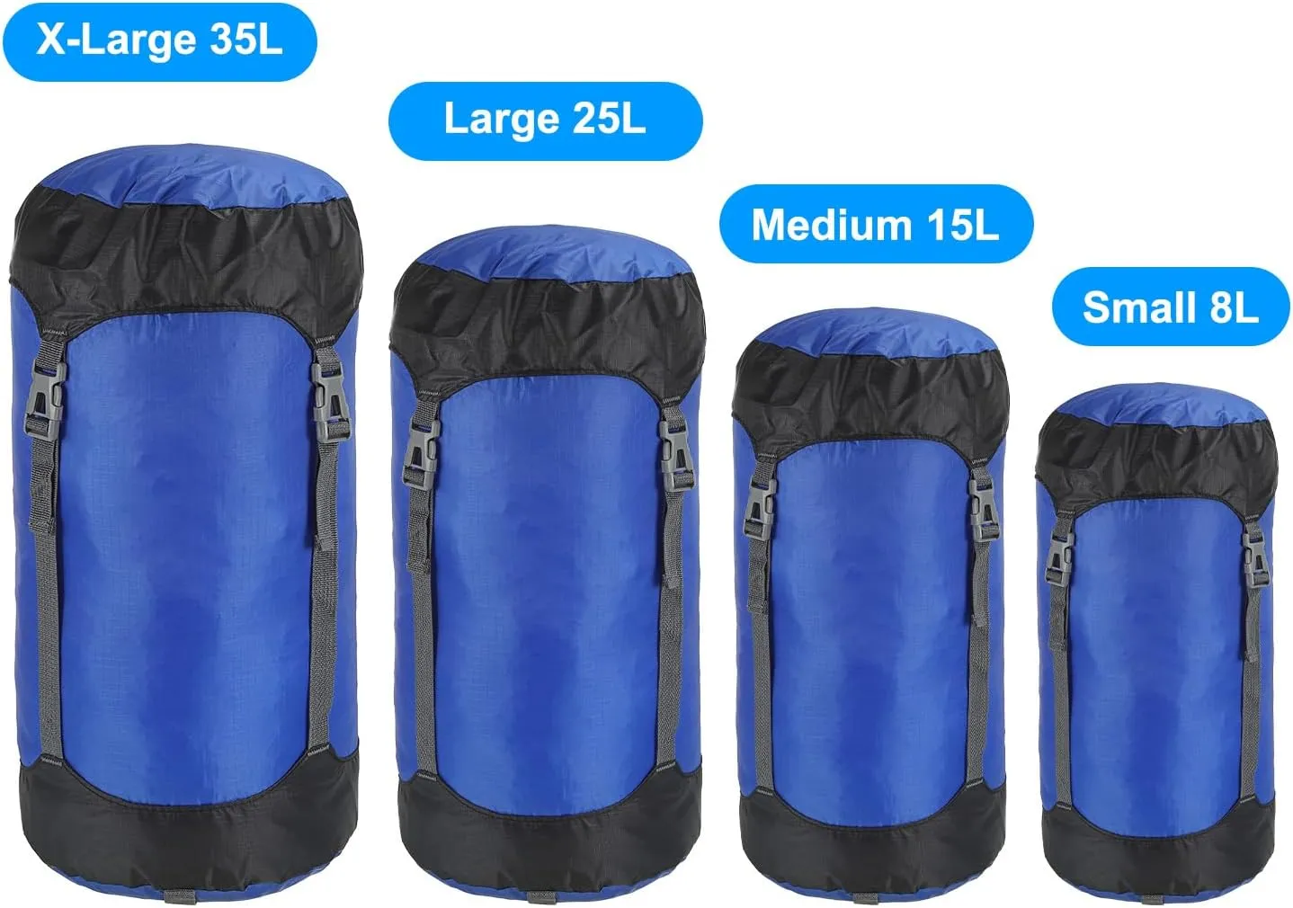 PATIKIL Compression Stuff Sack, Waterproof Sleeping Bag Storage Sack