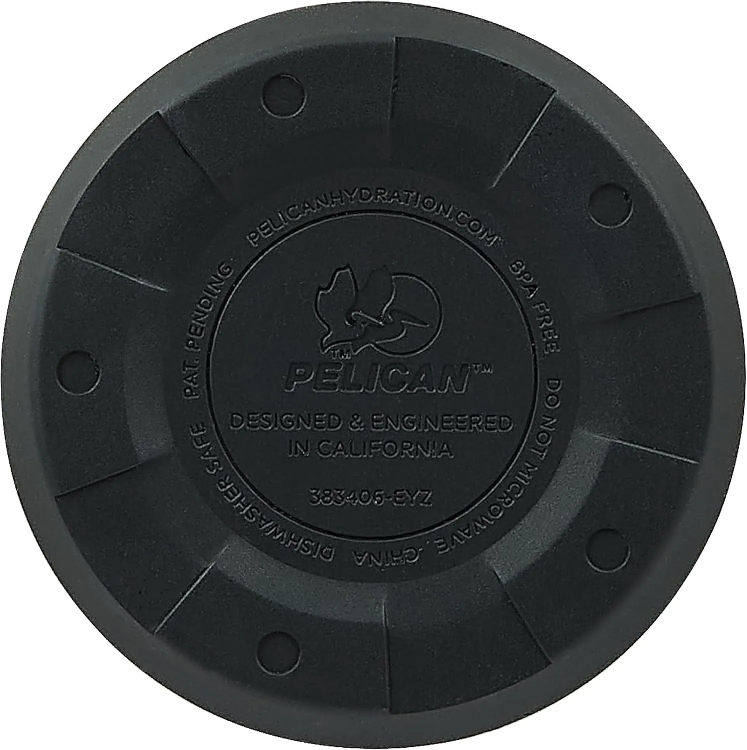 Pelican Hydration Pelican Pacific™ 26 oz Vacuum Insulated Tumbler - Recycled Stainless Steel Double Wall Travel with Dual Lid, Powder Coated Insulated Water Bottle For Cold Drinks, Jet Black