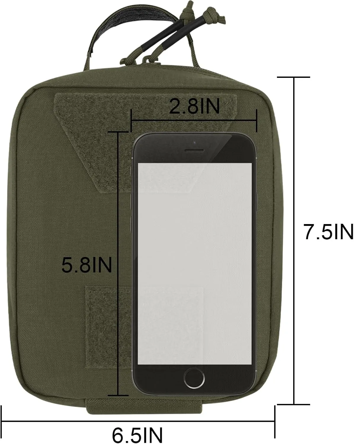 PETAC GEAR Tactical Rip Away Medical IFAK Pouch Tear Off First Aid EDC Pouches Molle & Belt Outdoor Emergency Survival Bag