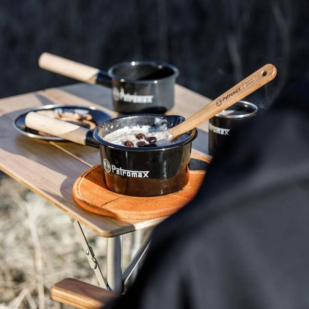 Petromax Enamel Pan for Campfire Cooking, Indoor/Outdoor Steel Pot