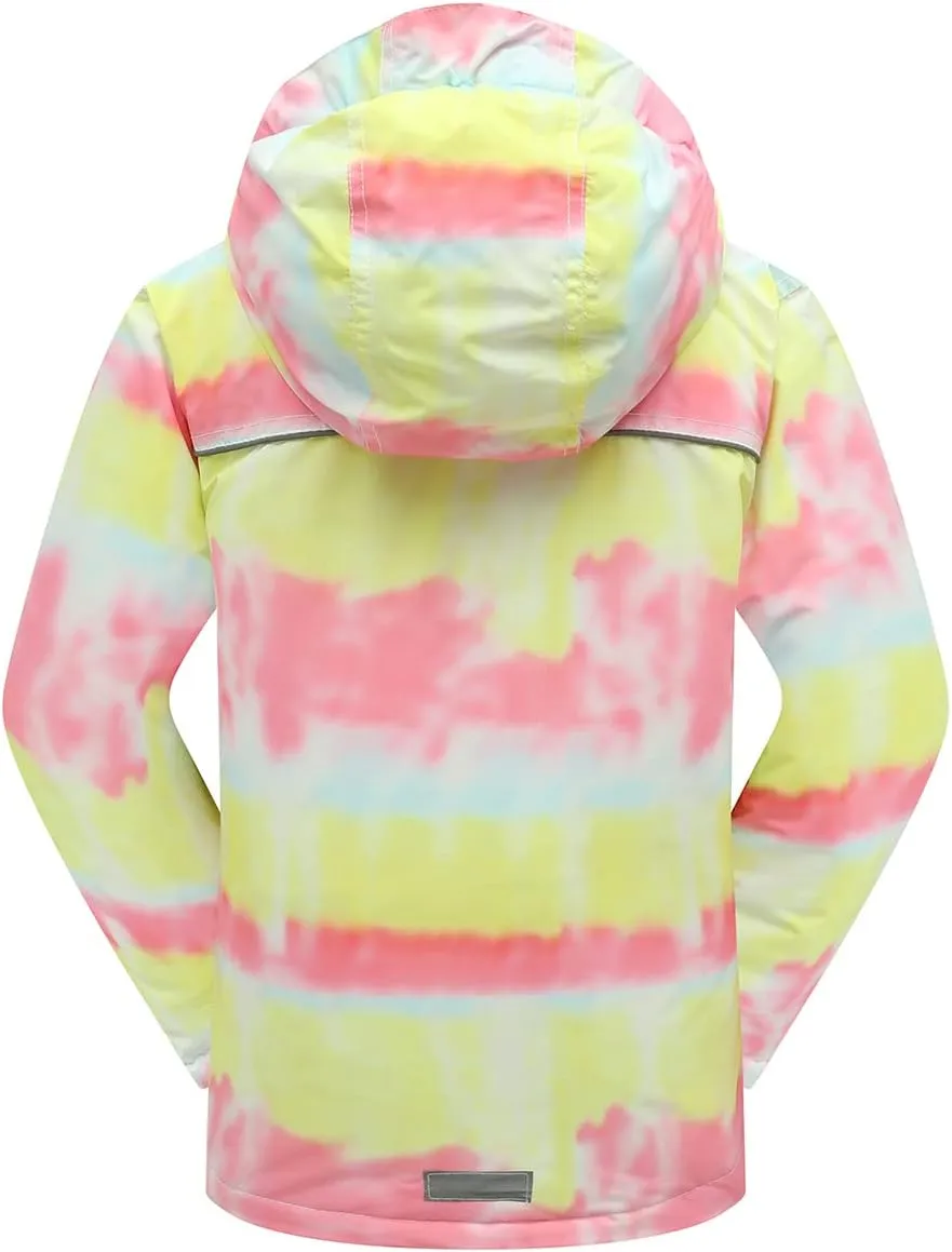 PHIBEE Girls' Waterproof Windproof Outdoor Warm Snowboard Ski Jacket