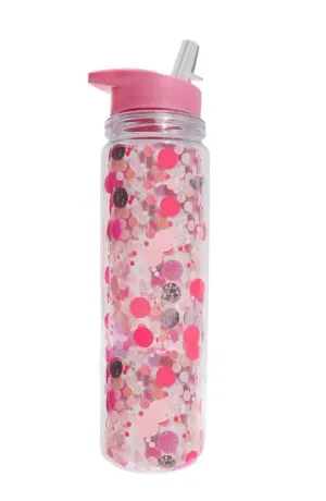 Pink Confetti Water Bottle