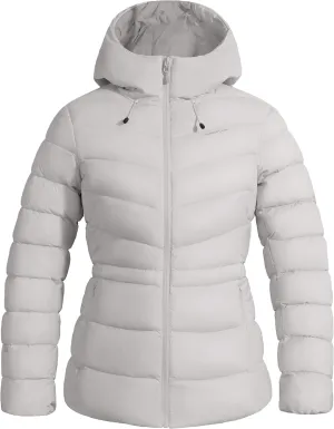 Pioneer Camp Women's Down Puffer Jacket Water-Repellent Winter Coat Quilted Fuffy Outerwear with Hood