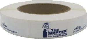 PLESIU The Gripper Seal - Stops Liquid Leaks, 3/4" x 6" 250 Labels