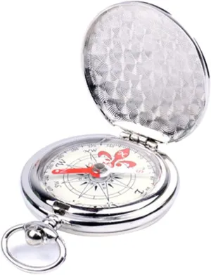 Pocket Watch Flip Compass Portable Hiking Navigation Compass Luminous in The Dark Navigation Car Compass Keychain