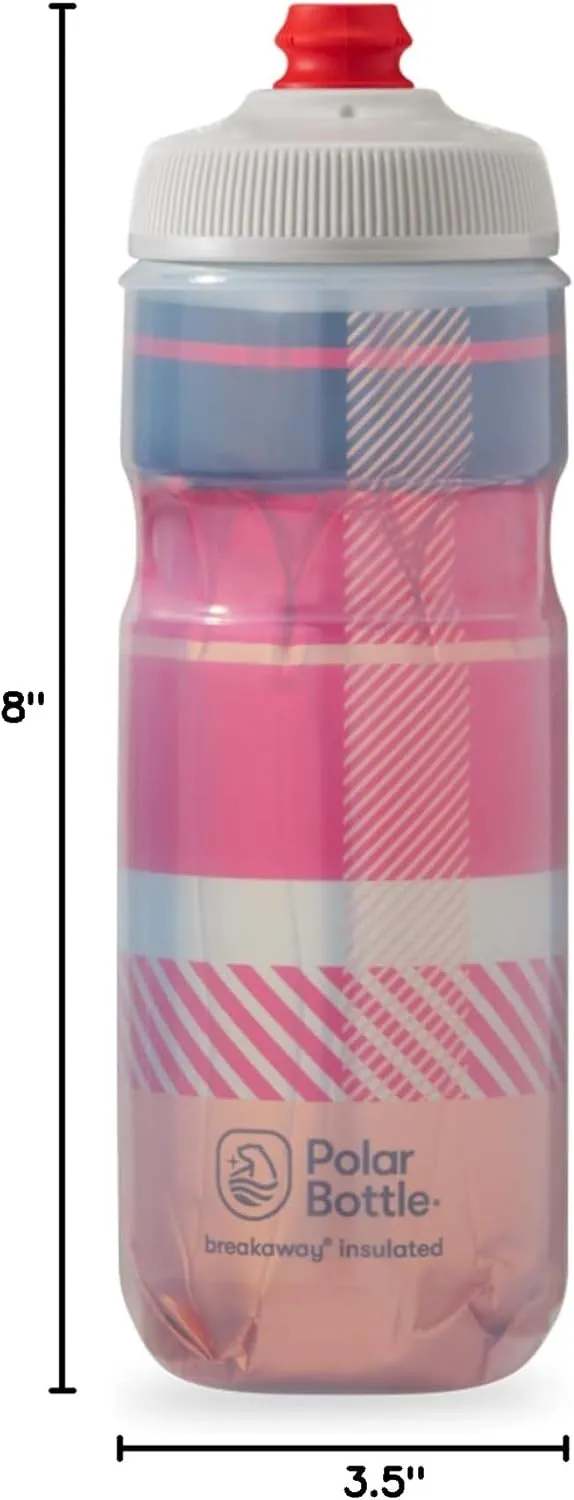 Polar Bottle Breakaway Insulated by HydraPak (20oz & 24oz) - BPA Free, Cycling & Sports Squeeze Water Bottle