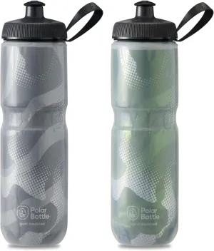 Polar Bottle Sport Insulated by HydraPak (20oz & 24oz) – Leak Proof Water Bottles Keep Water Cooler 2x Longer than a Regular Reusable Water Bottle