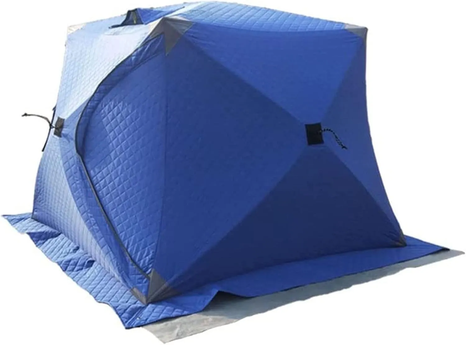Portable 3 Person Ice Fishing Tent Lightweight Tent, Insulated Ice Fishing Shelter Ice Fishing Shanty for Ice Fishing Camping Travel (B 180x180x140cm)