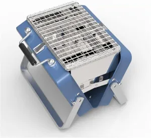 Portable BBQ Stove Grill, Folding Charcoal Stainless Steel Outdoor Cooking Picnic Barbecue Tool, Compact & Lightweight