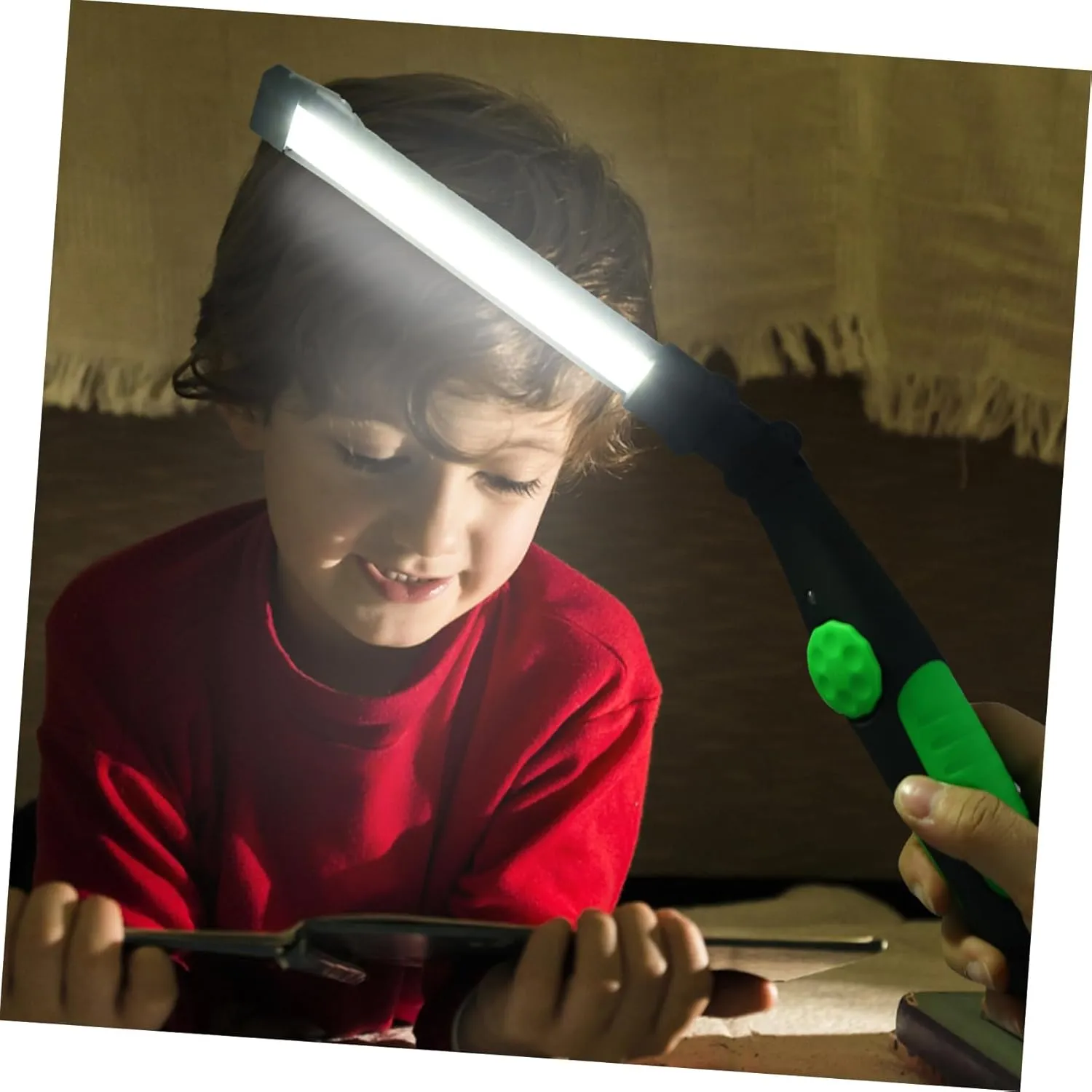Portable Inspection Lamp 5 Modes Flashlight Rotatable Head for Car Repair Outdoor Lighting