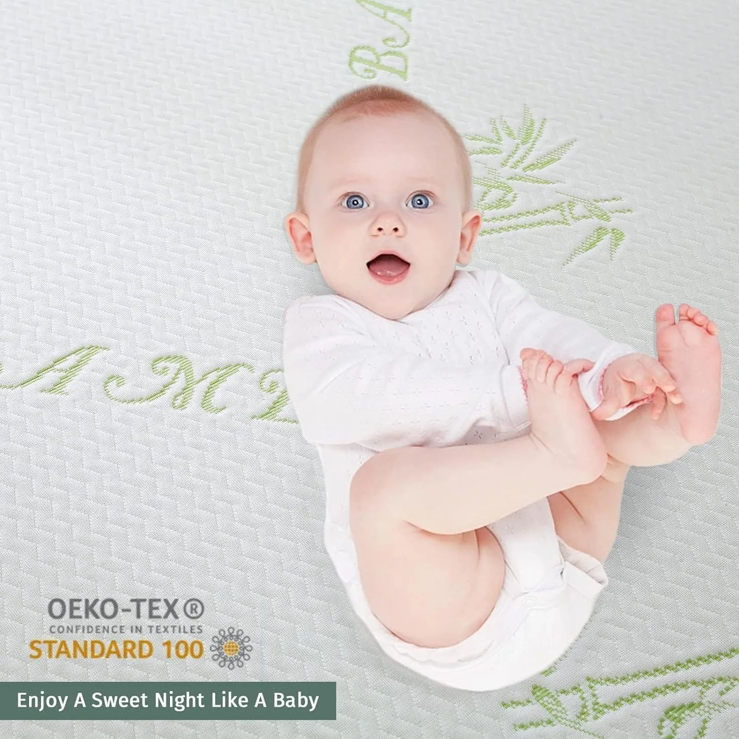 Premium 100% Waterproof Queen Size Mattress Protector, Breathable Mattress Cover Queen Size Bed, Cooling 3D Air Fabric Bed Pad Cover, Deep Pocket 8"-21"