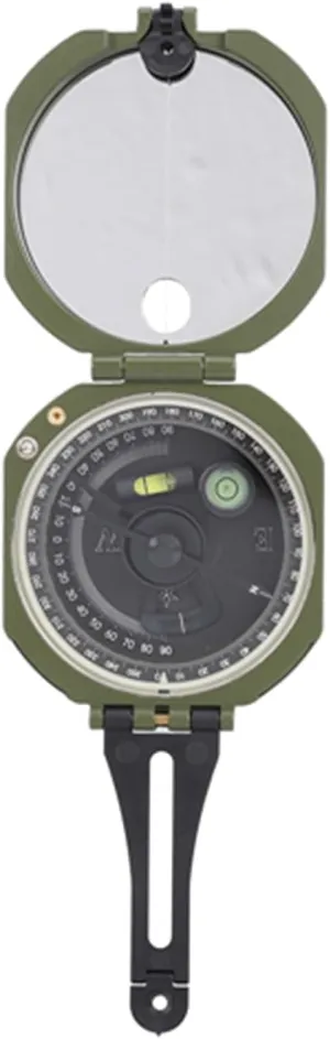 Professional Outdoor Geological Compass - High Accuracy, Fluorescent Navigation Tool for Hiking, Camping, and Orienteering