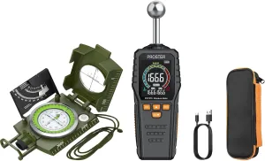 Proster IP65 Compass Hiking - Spherical Moisture Meter