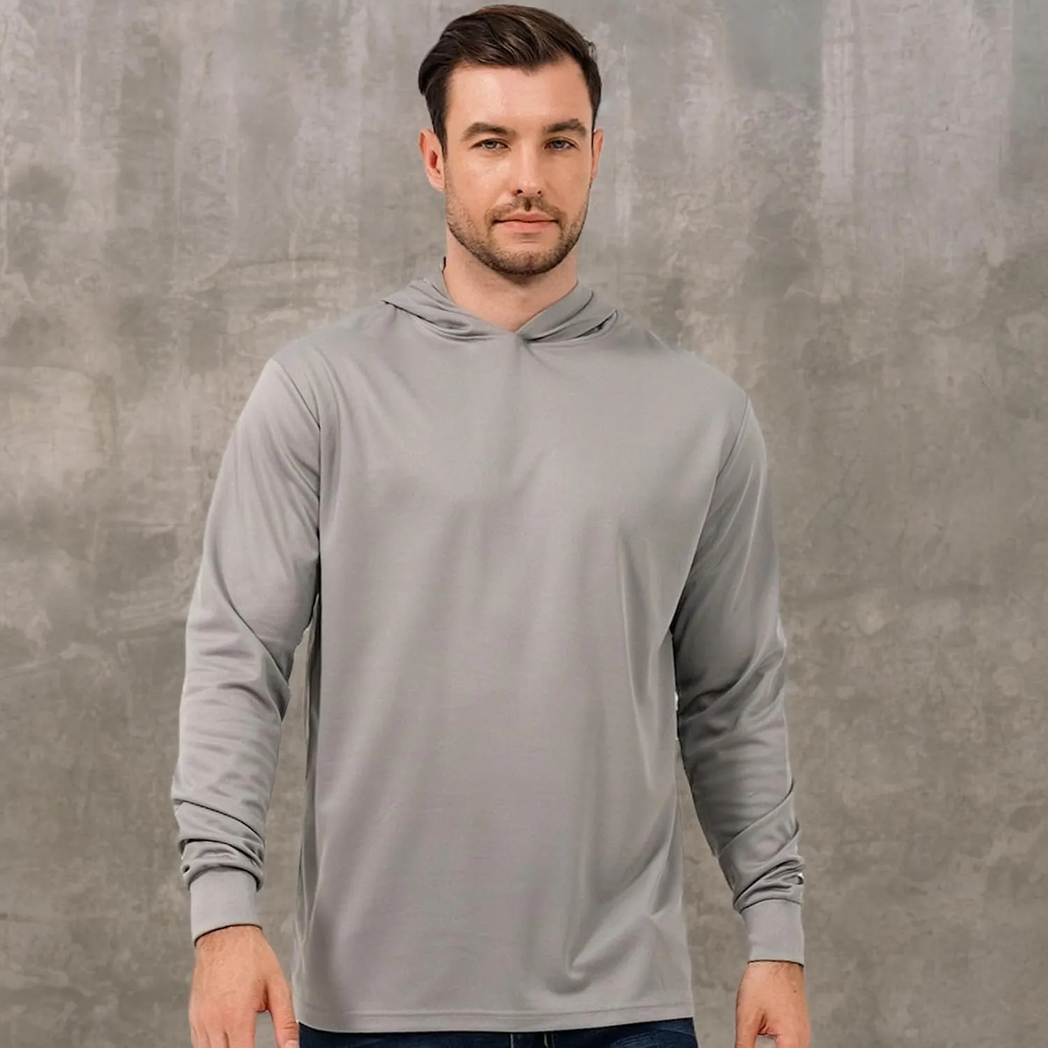 ProtectX High Visibility Sun Protection Lightweight Long Sleeve Hoodie, UPF 50  Quick-Dry, SPF UV Shirt, Active Wear