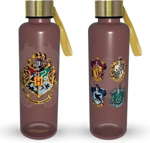 Pyramid International Harry Potter (Colourful Crest) Slim Metal Drinks Bottle,Hydration Solution, 19 fl oz / 560ml, One Size