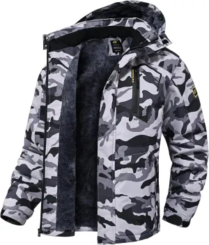 QPNGRP Mens Waterproof Ski Snowboard Jacket Winter Windproof Snow Coat