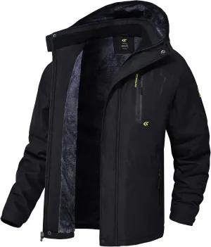 QPNGRP Mens Waterproof Ski Snowboard Jacket Winter Windproof Snow Coat