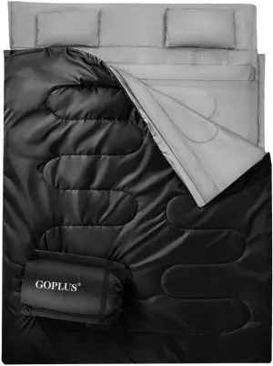 Queen Size Double Sleeping Bag for Camping or Hiking