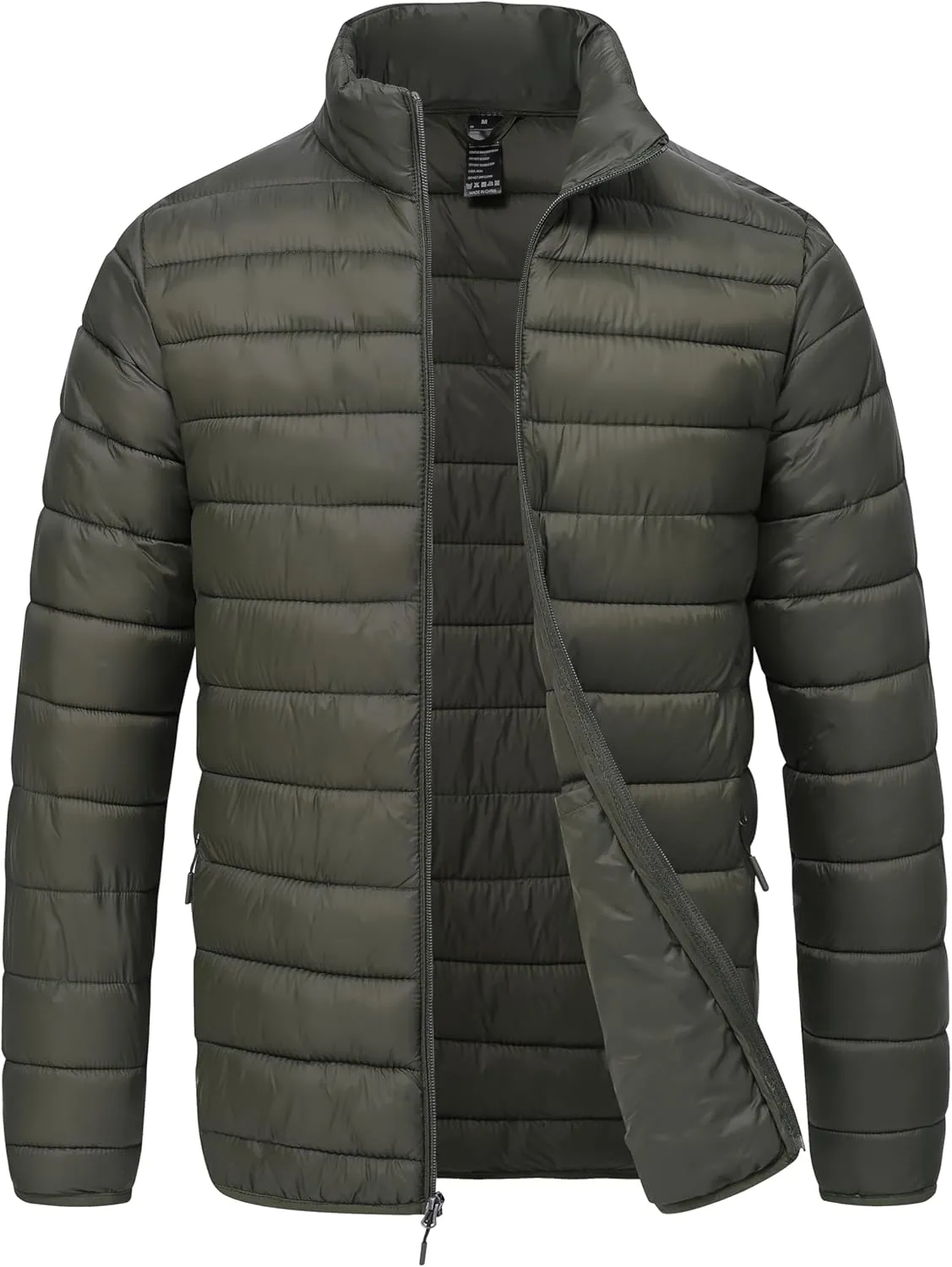 Rapoo Men's Puffer Jackets Lightweight Winter Jackets Coats Water Resistant Windproof Insulated