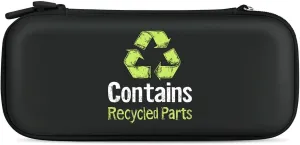 Recycled Parts Organ Donor Hard Shell Travel Case with Rope 15 Game Card Pockets Compatible with Switch Protective