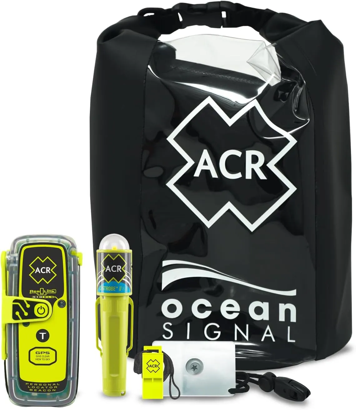 ResQLink 410 RLS GPS PLB SOS Emergency Safety & Survival Kit - Ideal for Hiking, Hunting, Boating & Fishing, with Global Satellite Coverage to Alert Search & Rescue for Any Outdoor Emergency