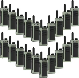 Retevis RB66P Fast Charging 2 Way Radio, Commercial Walkie Talkies,1500mAh Battery,USB-C Charging,Two Way Radio Long Range for School Nursing Home (20 Pack)