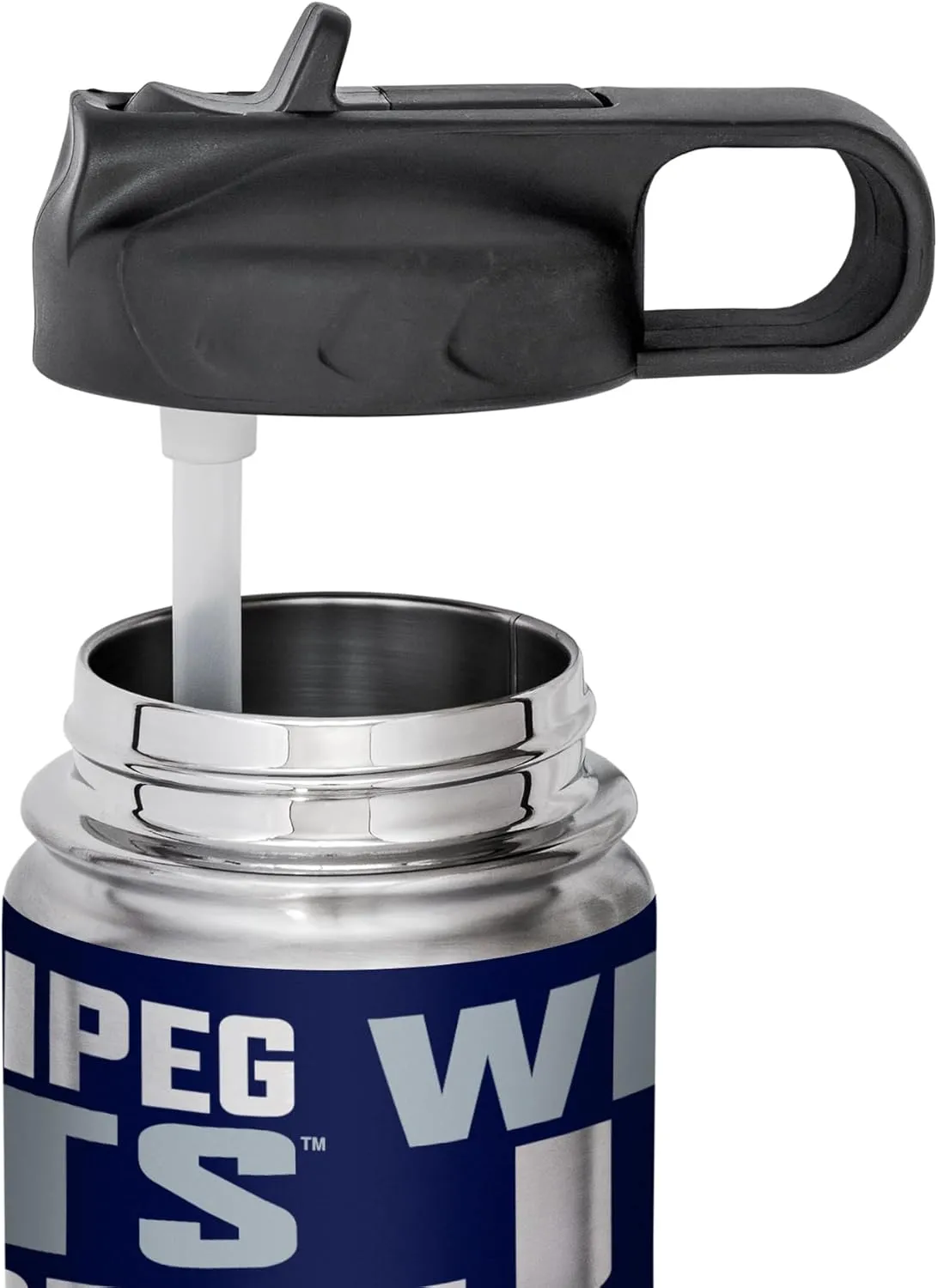 Rico Industries NHL Hockey Stainless Steel Tumbler with Lid - Great For Coffee, Tea, Water or Cocktails