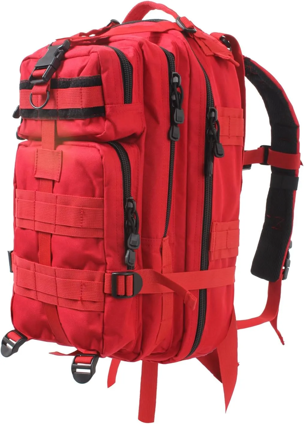 Rothco Trauma Kit Backpack - Includes Over 190 Emergency Survival Items for Any Situation - Red