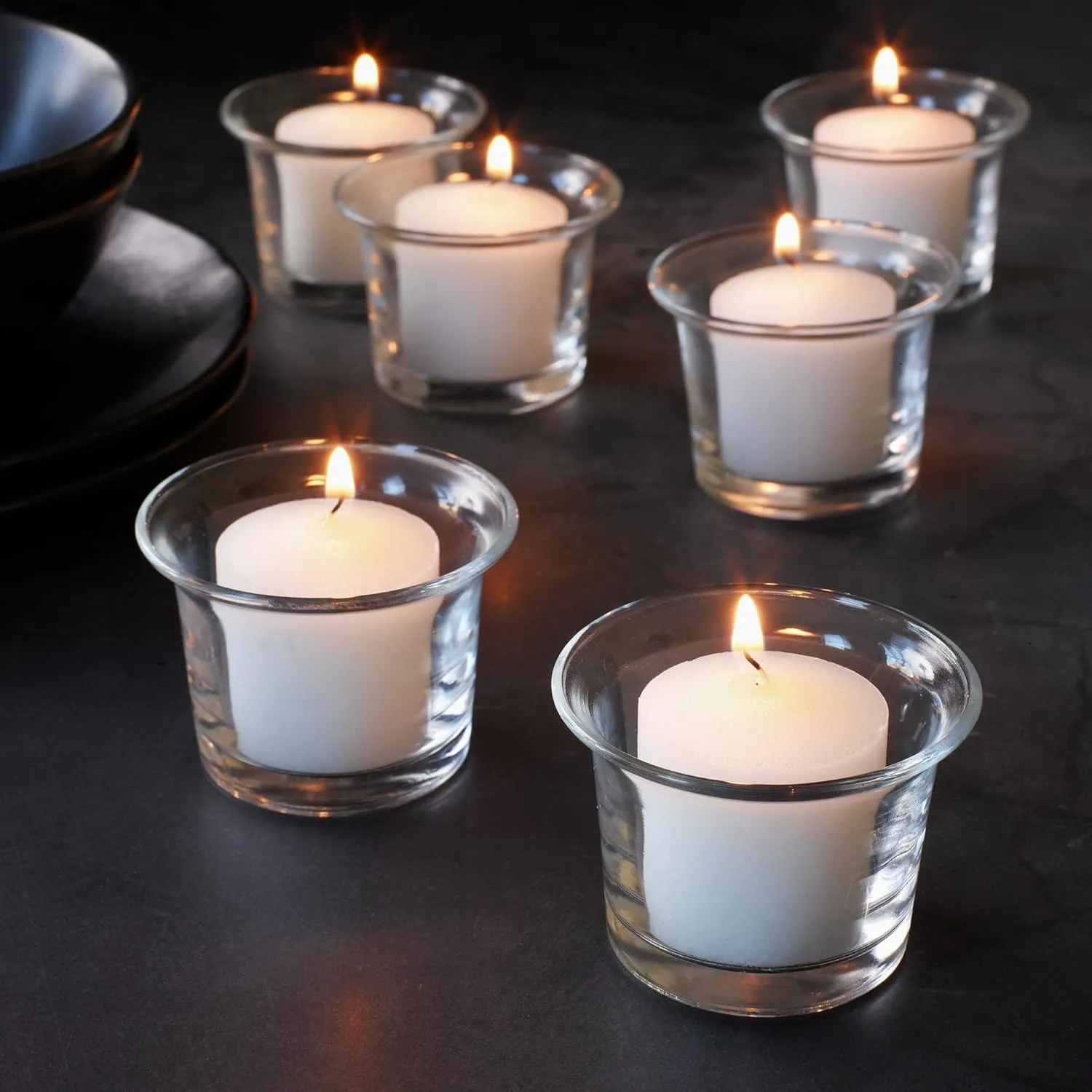 Royal Imports Votive Candle, Unscented White Wax, Box of 72, for Wedding, Birthday, Party, Spa, Holiday & Home Decoration (10 Hour Burn Time)