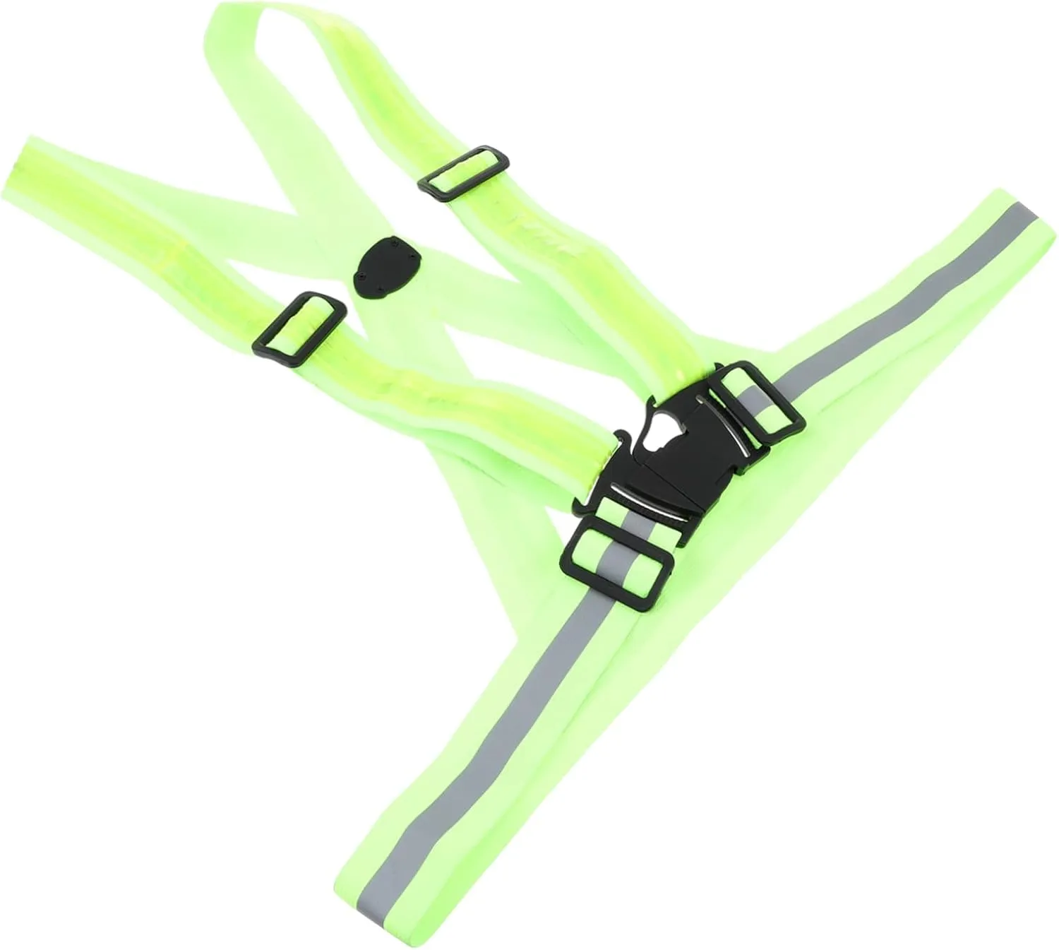 Running Reflective Vest Led Luminous Vest for Night Running Cycling Hiking High Visibility Adjustable Shoulder Strap