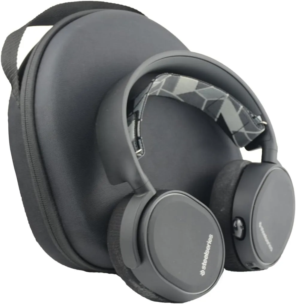 SANVSEN for SteelSeries Arctis 3 5 7 9X pro All-Platform Wireless Gaming Headset Hard Travel Case Bag (1)