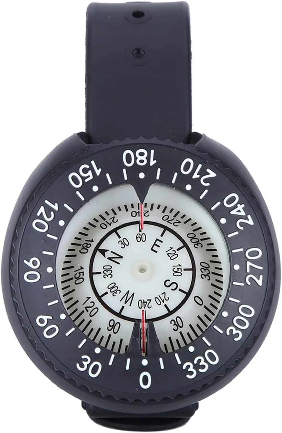 Scuba Diving Compass, Outdoor Mini Lightweight Plastic Waterproof Compass Tool Accessory