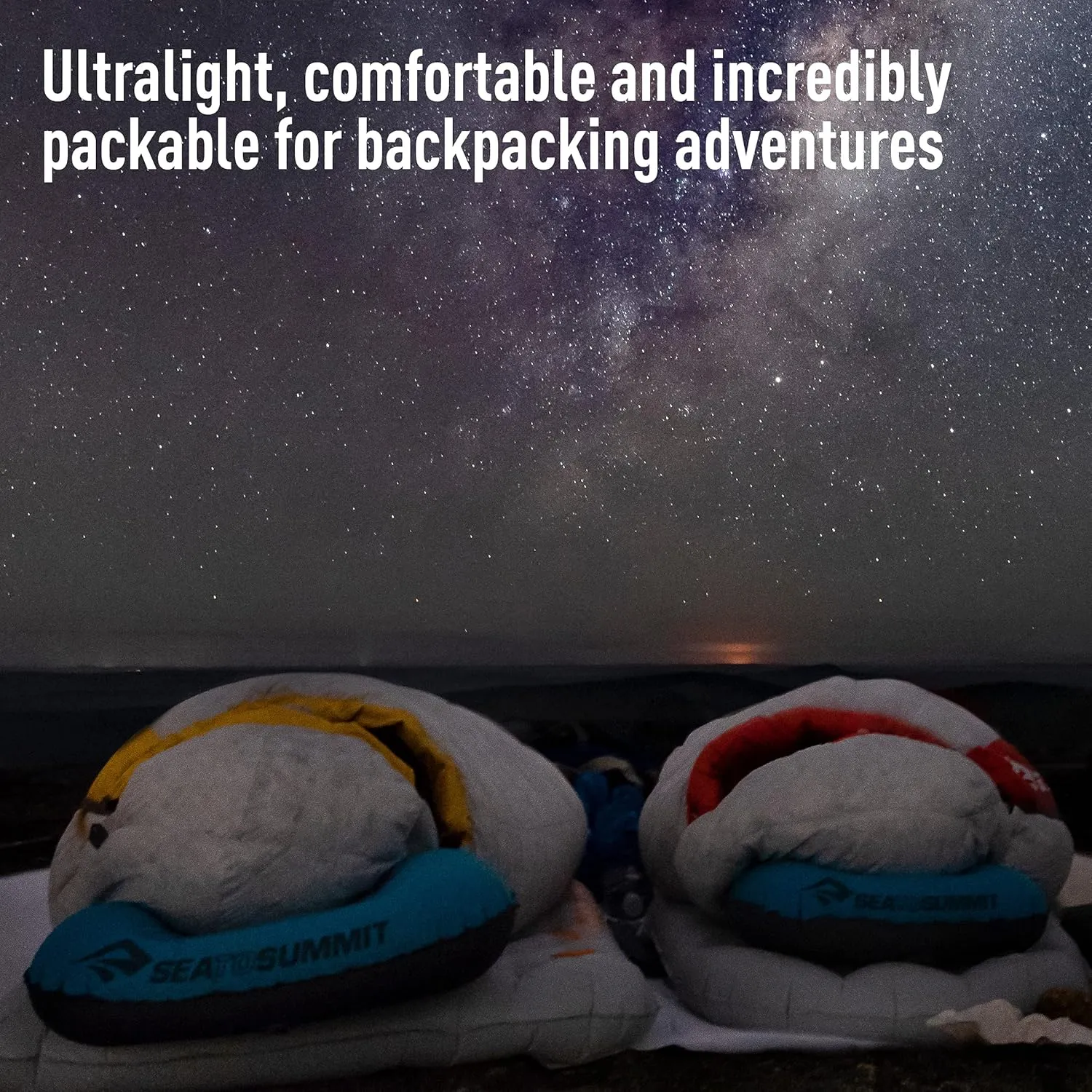 Sea to Summit Aeros Ultralight Inflatable Camping and Travel Pillow, Large (17.3 x 12.6) Grey