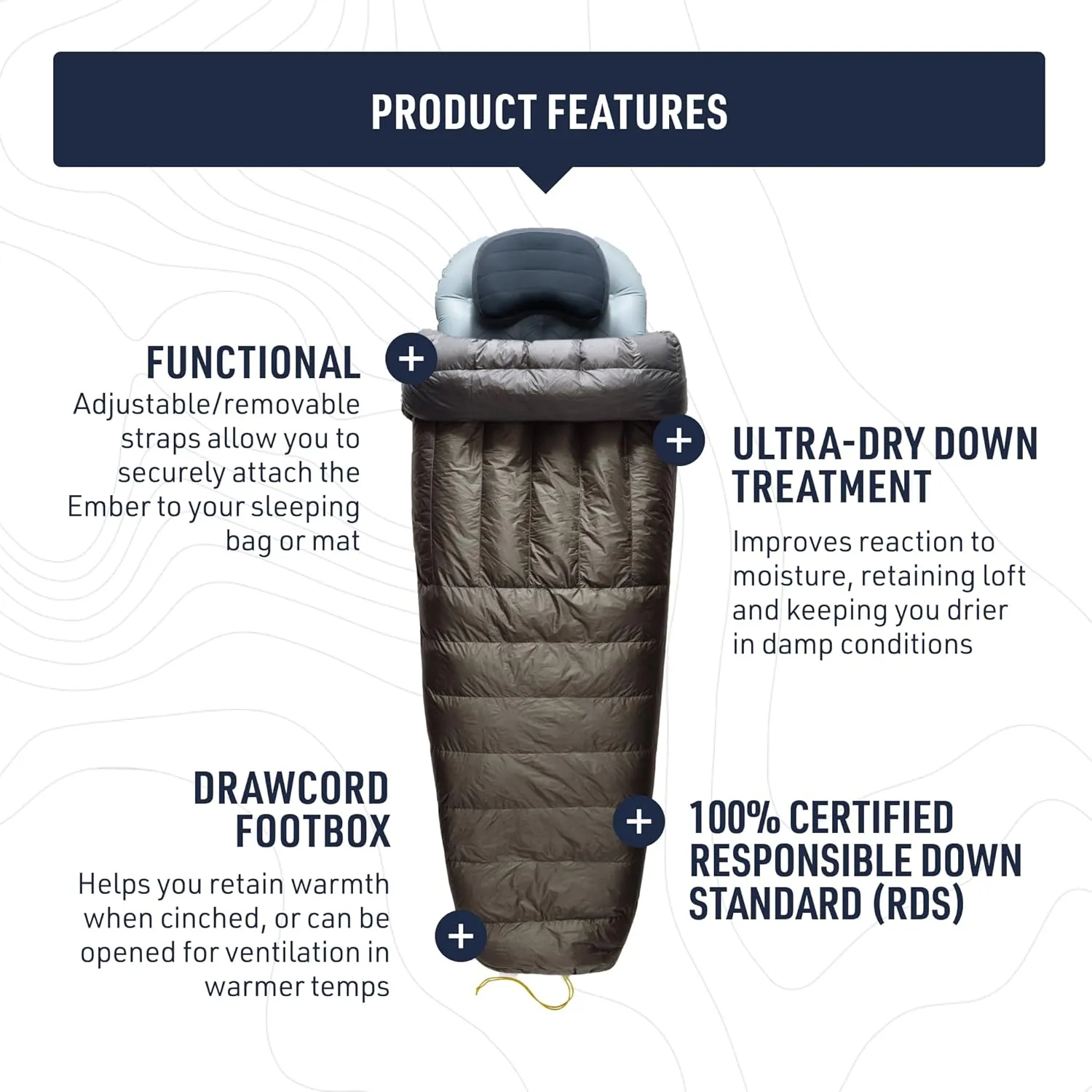 Sea to Summit Ember Ultralight Down Backpacking Quilt