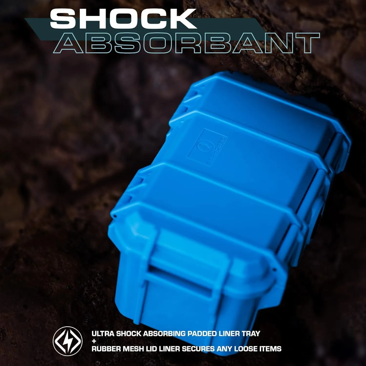 Seahorse 58 Portable Waterproof Dry Box Protective Case with Accuform Foam - Travel Safe/Mil Spec / IP67 Waterproof/USA Made - for Cameras, Ammunition, Rifle Ammo, Smell Proof