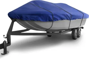 Seal Skin Covers Waterproof Deck Boat Cover, Heavy-Duty Marine-Grade Fabric, Fits 20'-21' L & Up to 102” W, All-Weather Protection, Perfect for Mooring, Towing & Trailering