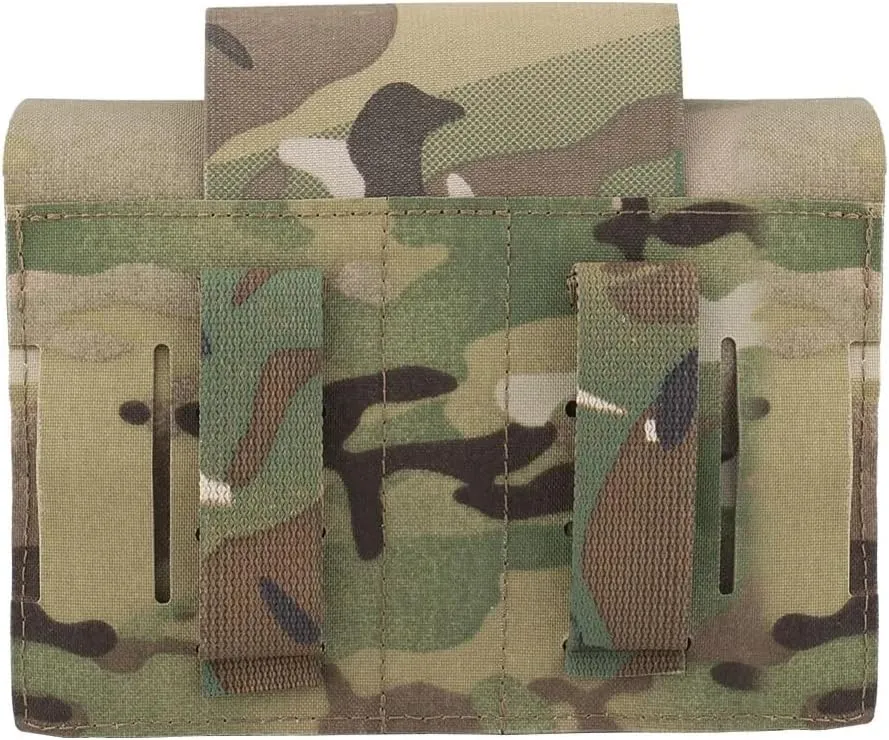 Seal Tactical Medical Bag Quick Release Waist Belt Pack Hunting Vest Emergency Tools Pack Military Medical First Aid Kit (Black)