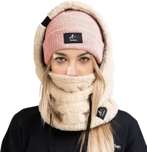 Senllen Balaclava Cold Weather Fleece Windproof Ski Mask Winter Breathable Thermal Face Mask Neck Warmer Scarf Helmet Hood