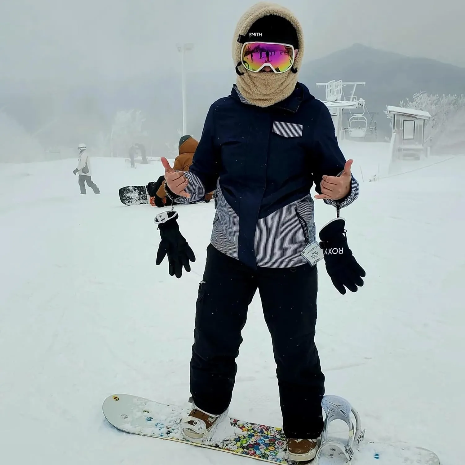Senllen Balaclava Cold Weather Fleece Windproof Ski Mask Winter Breathable Thermal Face Mask Neck Warmer Scarf Helmet Hood